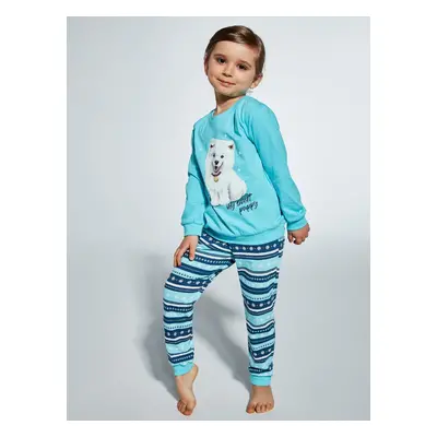 Pyjamas Cornette Kids Girl 594/166 Sweet Puppy length/r turquoise