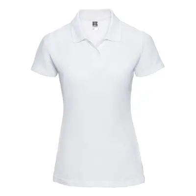 White Polycotton Polo Russell Women's T-Shirt