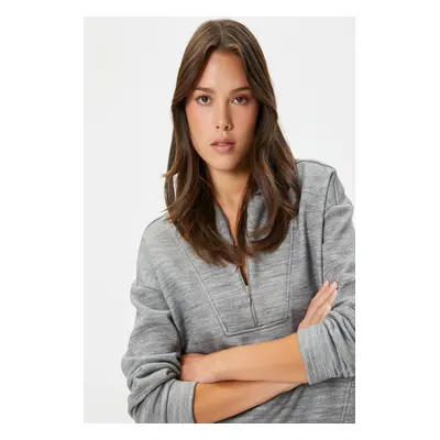 Koton Women's Gray Sweatshirt