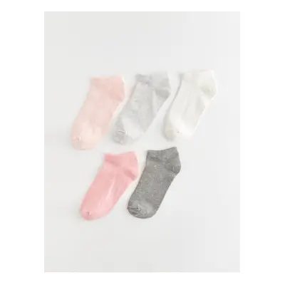 LC Waikiki Pack Girls Basic Booties Socks