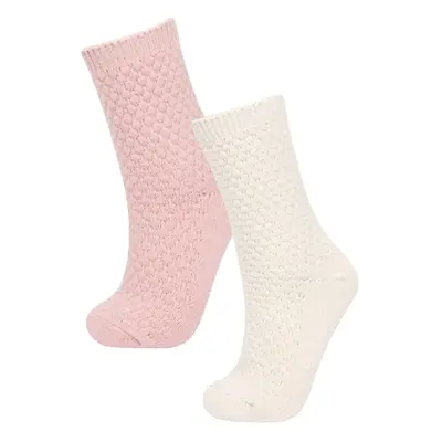 DEFACTO Women's 2-Piece Winter Socks