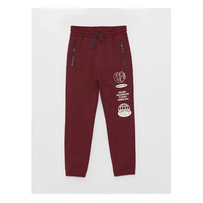 LC Waikiki Printed Boys' Jogger Sweatpants with Elastic Waist