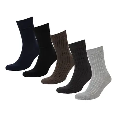 DEFACTO Men's Pack Cotton Long Socks