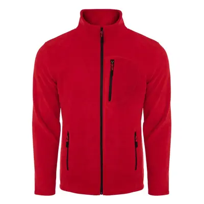 24601 Dewberry Pocket Outdoor Full Zipper Fleece Jacket-RED