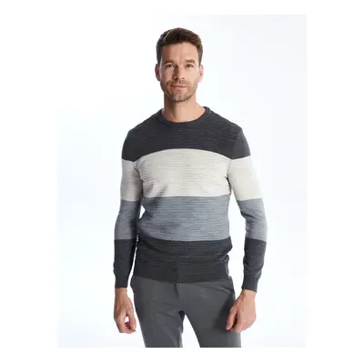 LC Waikiki Crew Neck Long Sleeve Men's Knitwear Sweater