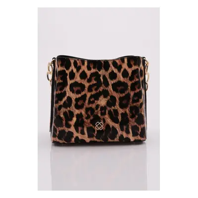 DGN Women's Overtaking Free Bag Brown Leopard