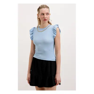 Bigdart Knitted Blouse - Blue