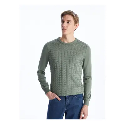 LC Waikiki Crew Neck Long Sleeve Men's Knitwear Sweater