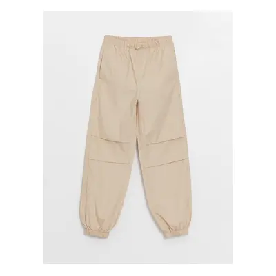 LC Waikiki Basic Girl's Trousers with Elastic Waist