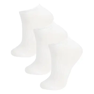 DEFACTO Women's 3-Pack Ankle Socks