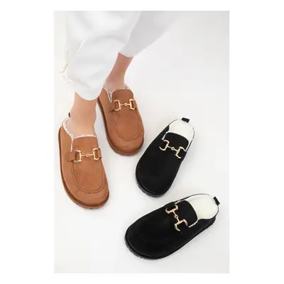 Soho Tan Suede Women's Slippers