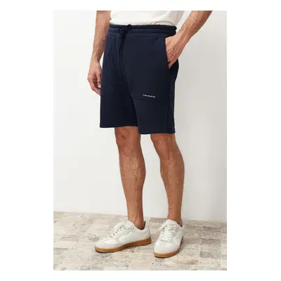 Trendyol Regular Cut Text Printed Shorts & Bermuda