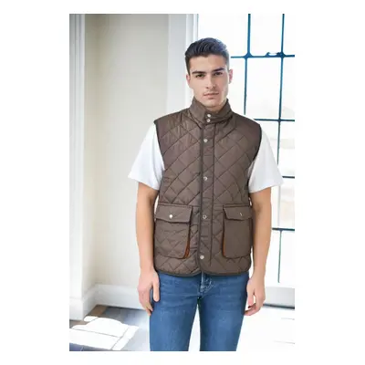 83925 Dewberry Mens Vest with Side Pockets-KAHVE