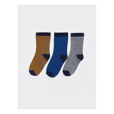 LC Waikiki Lcwk Striped Boy's Socks 3-Piece