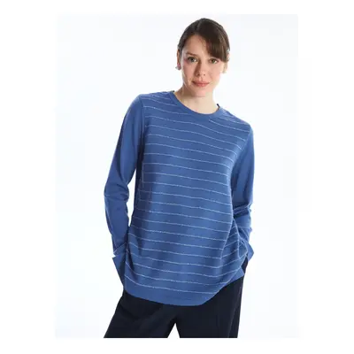 LC Waikiki Crew Neck Striped Long Sleeve Women's Knitwear Sweater