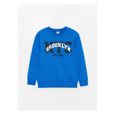 LC Waikiki Crew Neck Printed Long Sleeve Boys' T-Shirt