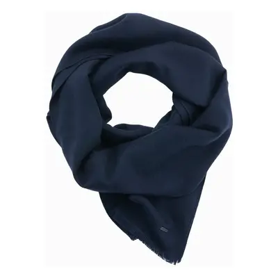 Ombre Monochrome men's scarf with tassels - navy blue