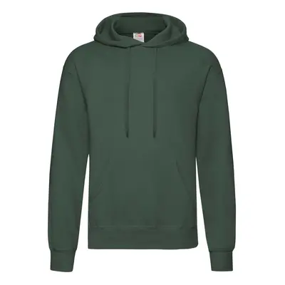 Green Men's Hooded Sweat Fruit of the Loom