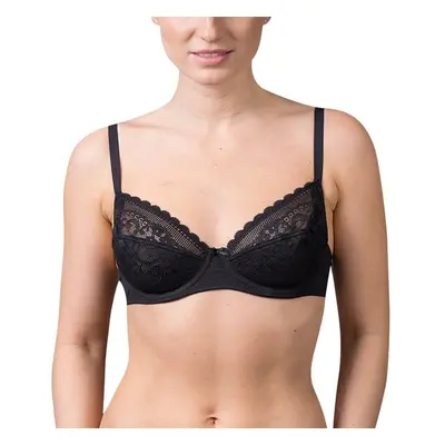 Bellinda DAILY LACE BRA - Women's lace bra with underwire - black