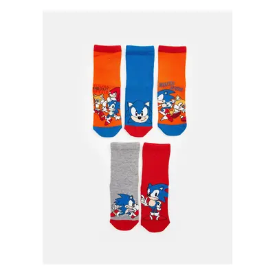 LC Waikiki Lcw Sonic Patterned Boy Socks 5-Piece