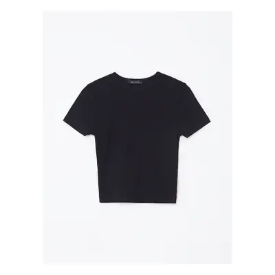 LC Waikiki Crew Neck Textured Women's T-Shirt