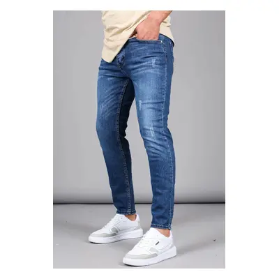 Madmext Light Blue Skinny Fit Jean T6315