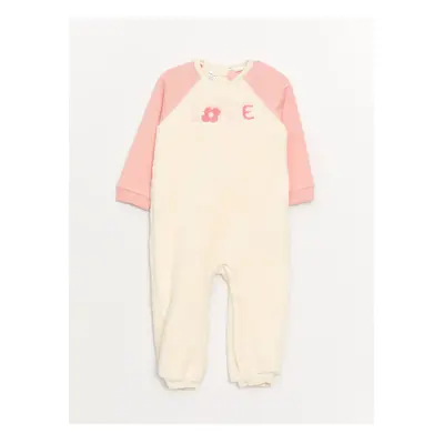 LC Waikiki Lcwk Crew Neck Long Sleeve Plush Baby Girl Jumpsuit