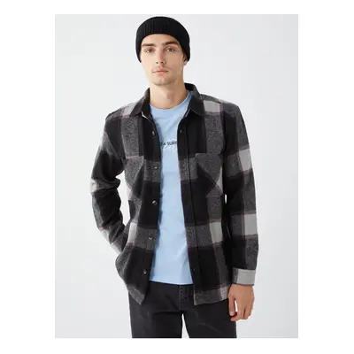 LC Waikiki Regular Fit Long Sleeve Plaid Men's Lumberjack Shirt Jacket