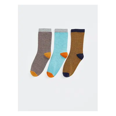 LC Waikiki Lcw Striped Boys Ankle Socks 3-Pack