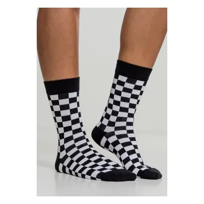 Checker Socks 2-Pack black/white