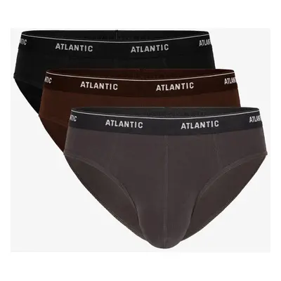 Pánské slipy ATLANTIC 3Pack - vícebarevné