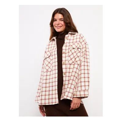 LC Waikiki Plaid Long Sleeve Women's Shirt Jacket