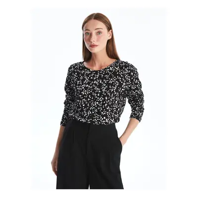 LC Waikiki LCW Crew Neck Patterned Women's Blouse