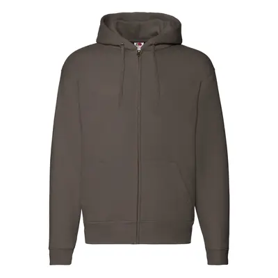 Premium Fruit of the Loom Men's Chocolate Hoodie