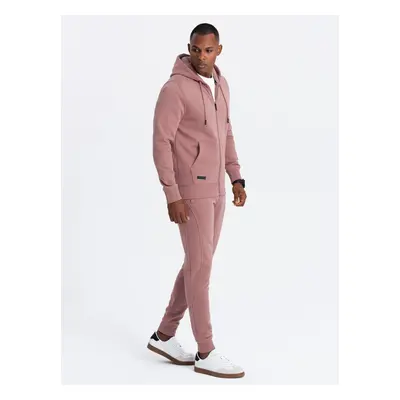 Ombre BASIC men's sweatshirt set unbuttoned sweatshirt + joggers