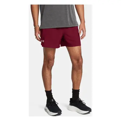 Pánské kraťasy Under Armour UA LAUNCH 5'' SHORTS-RED - Pánské