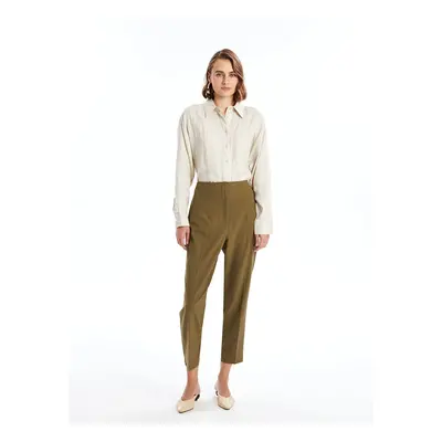 LC Waikiki Lcw Women Carrot Cut Straight Trousers