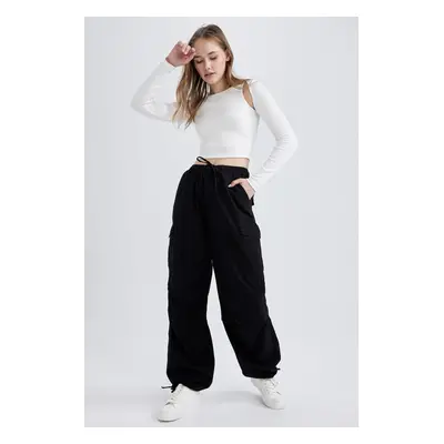 DEFACTO Cool Parachute Poplin 100% Cotton Trousers