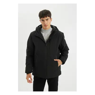 DEFACTO Water Repellent Regular Fit Hooded Zippered Jacket