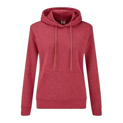 Czerwona bluza z kapturem Hooded Sweat Fruit of the Loom