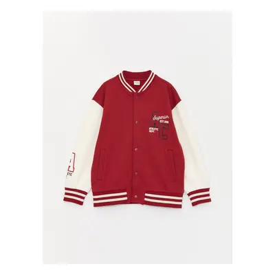 LC Waikiki Boys' Printed College Jacket