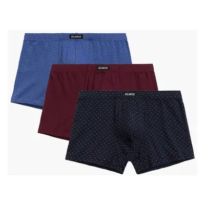 Pánské boxerky ATLANTIC 3Pack - vícebarevné