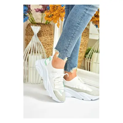 Fox Shoes Women's Sneakers in White Fabric