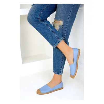 Soho Blue Denim Women's Ballerinas