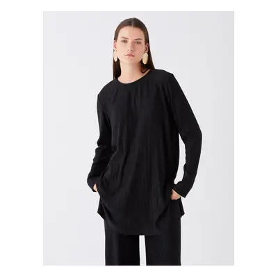 LC Waikiki Crew Neck Plain Long Sleeve Women's Tunic