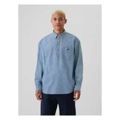 GAP Chambray košile s logem - Pánské