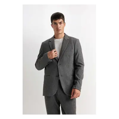 DEFACTO Jacket Collar Button-Down Blazer Jacket