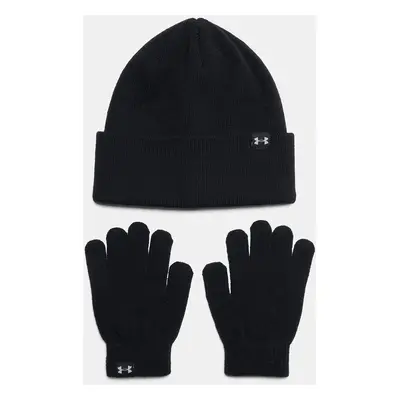 Čepice Under Armour G Beanie/Glove Combo-BLK - Holky