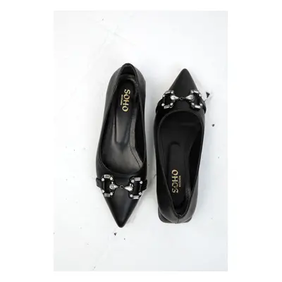 Soho Black Women's Classic High Heel Shoes