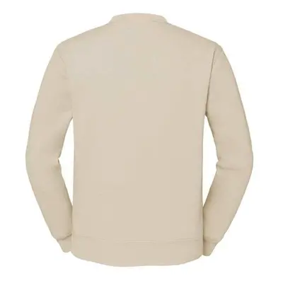 Beige Men's Sweatshirt Set-in Sweat Fruit of the Loom